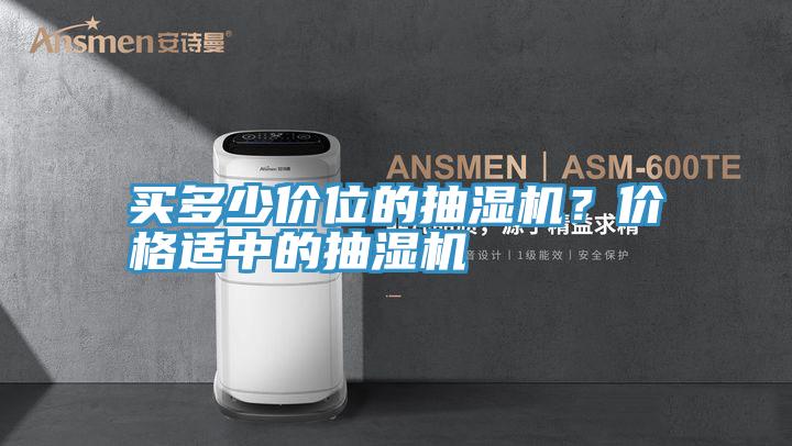 買多少價位的抽濕機(jī)？價格適中的抽濕機(jī)