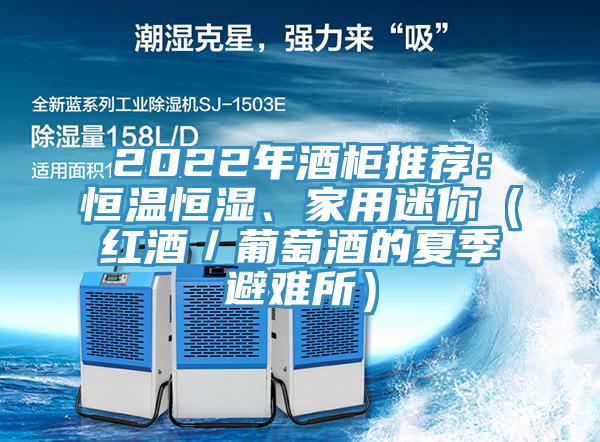 2022年酒柜推薦：恒溫恒濕、家用迷你（紅酒／葡萄酒的夏季避難所）