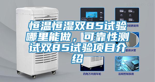 恒溫恒濕雙85試驗哪里能做,可靠性測試雙85試驗項目介紹