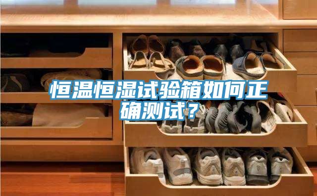 恒溫恒濕試驗(yàn)箱如何正確測(cè)試？