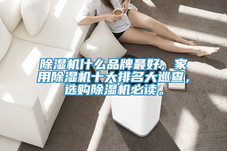 除濕機什么品牌最好，家用除濕機十大排名大巡查，選購除濕機必讀。
