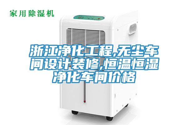 浙江凈化工程,無塵車間設(shè)計(jì)裝修,恒溫恒濕凈化車間價格