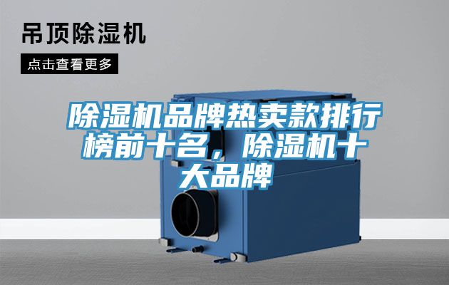 除濕機品牌熱賣款排行榜前十名，除濕機十大品牌
