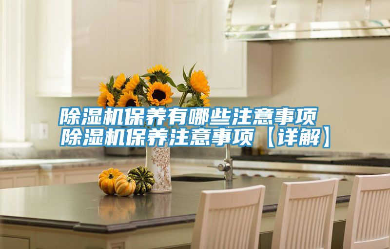 除濕機保養有哪些注意事項 除濕機保養注意事項【詳解】